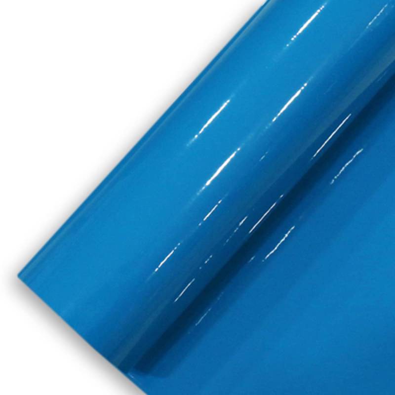 Könighaus (6,87€/m2) Blau Glanz Autofolie 200 x 152 cm blasenfrei mit Anleitung von Könighaus