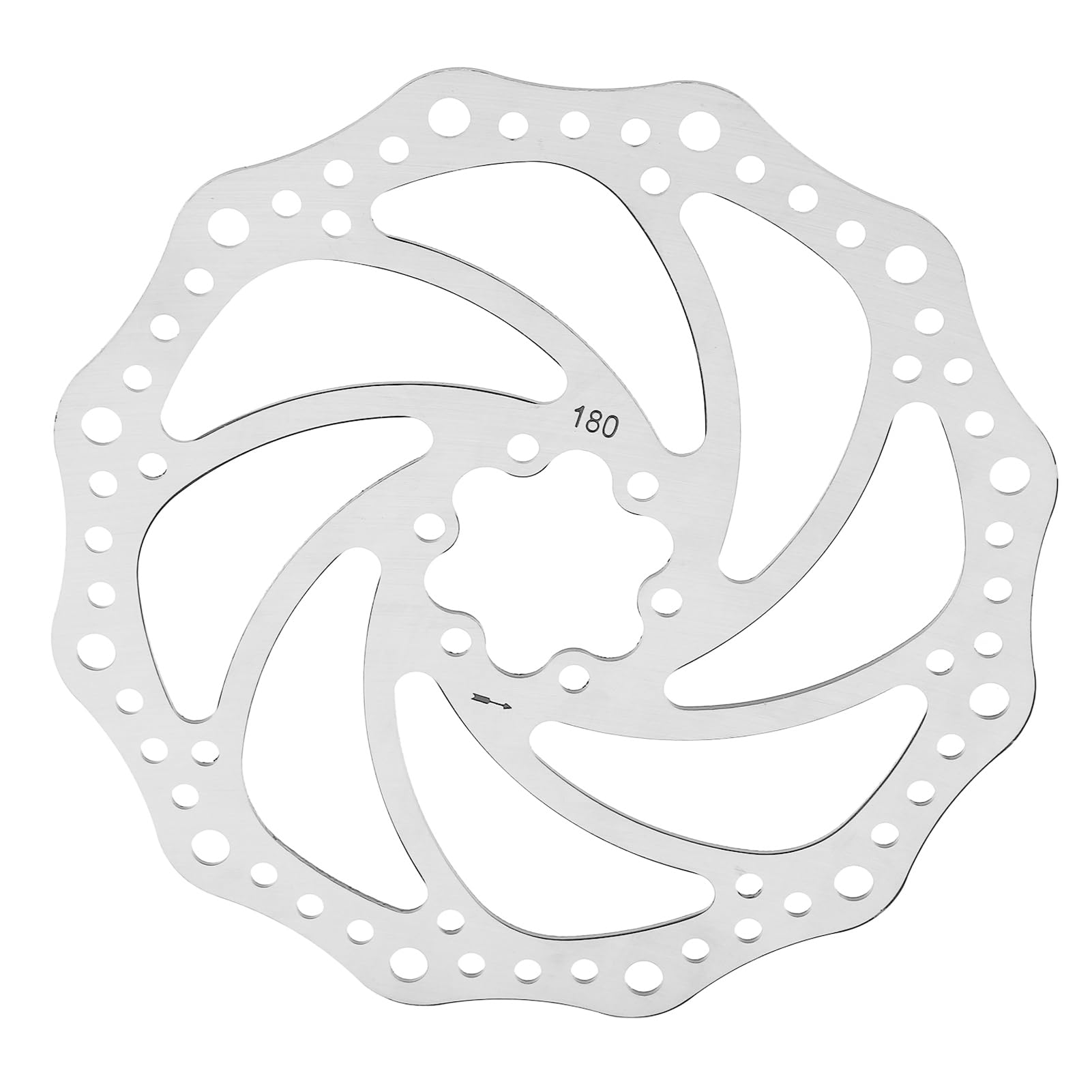 Koieam Mountainbike-Scheibenbremsrotor, Stahlmaterial, hervorragende Wärmeableitung, verbesserte Bremsleistung (180mm) von Koieam