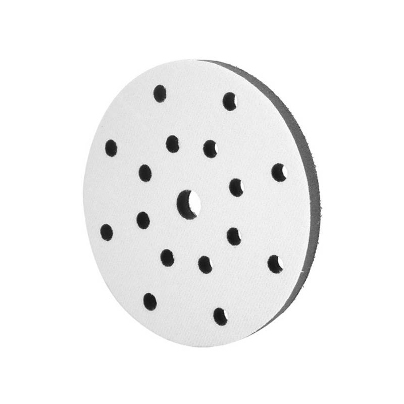 Koieam Schaumstoff-Schleifpads, 150 mm Durchmesser, weiches Puffer-Schwamm-Schnittstellenpolster für Schleifpads (6 Zoll 17 Löcher) von Koieam