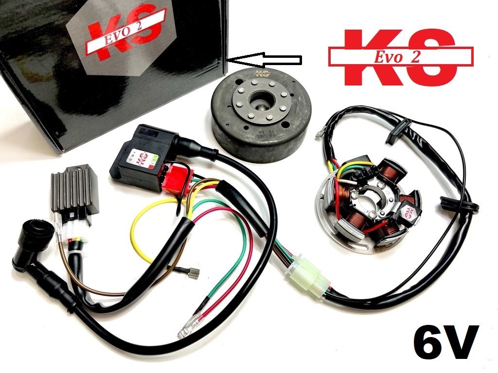 6V / 85Watt Kokusan EVO2 Stern Zündung Kontaktlos / für Sachs 505 und Sachs 5... von Kokusan