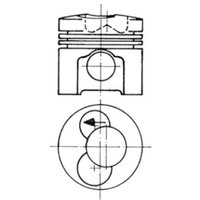 Kolben KOLBENSCHMIDT 93472600 von Kolbenschmidt