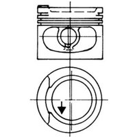 Kolben KOLBENSCHMIDT 93928620 von Kolbenschmidt