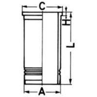 Zylinderlaufbuchse KOLBENSCHMIDT 88318110 von Kolbenschmidt