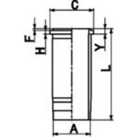 Zylinderlaufbuchse KOLBENSCHMIDT 89399110 von Kolbenschmidt
