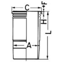 Zylinderlaufbuchse KOLBENSCHMIDT 89858110 von Kolbenschmidt