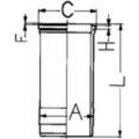 Zylinderlaufbuchse KOLBENSCHMIDT 89868110 von Kolbenschmidt