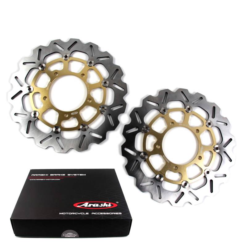 KonerStone Bremsscheiben vorne für Suzuki GSXR 1000 2005-2008 K5 K6 K7 K8 Disc Motorrad Ersatz Zubehör GSX R 1000 GSXR1000 GSX R600 oder GSXR 600 GSXR 750 2006 2007 von Konerstone