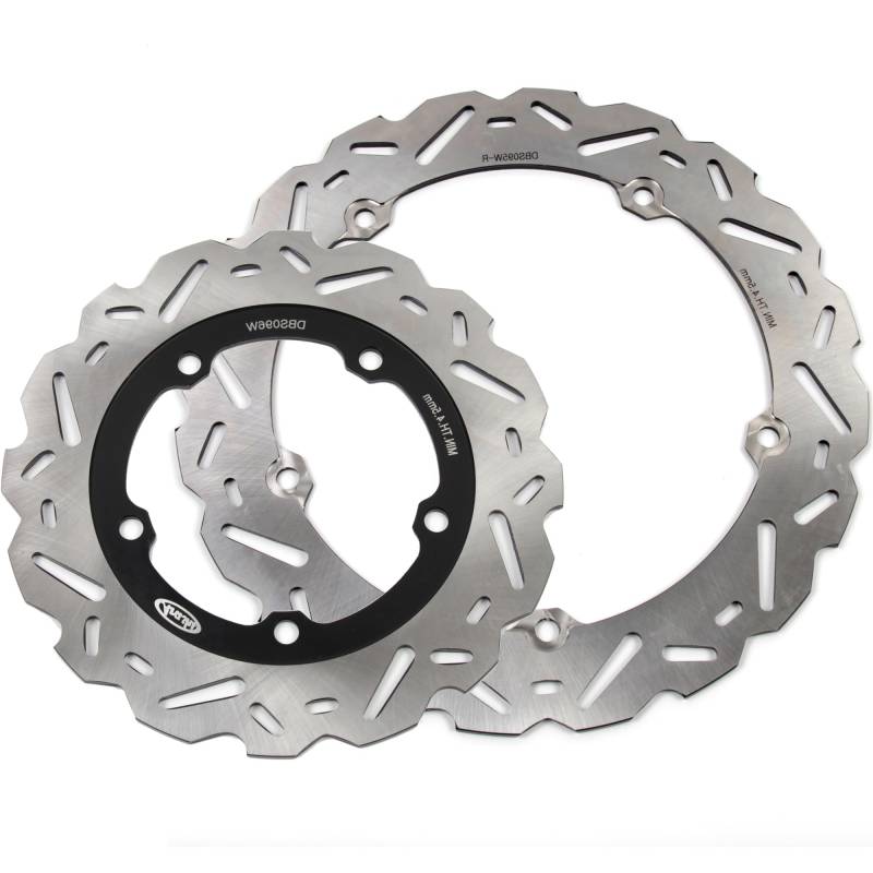 KonerStone Vorne Hinten Bremsscheiben Rotoren für NC750X / DCT 2014-2018 Motorradzubehör Bremsscheiben NC 750 X NC750 NC750X Silber INTEGRA 750 NC750S DCT 14-15 von Konerstone