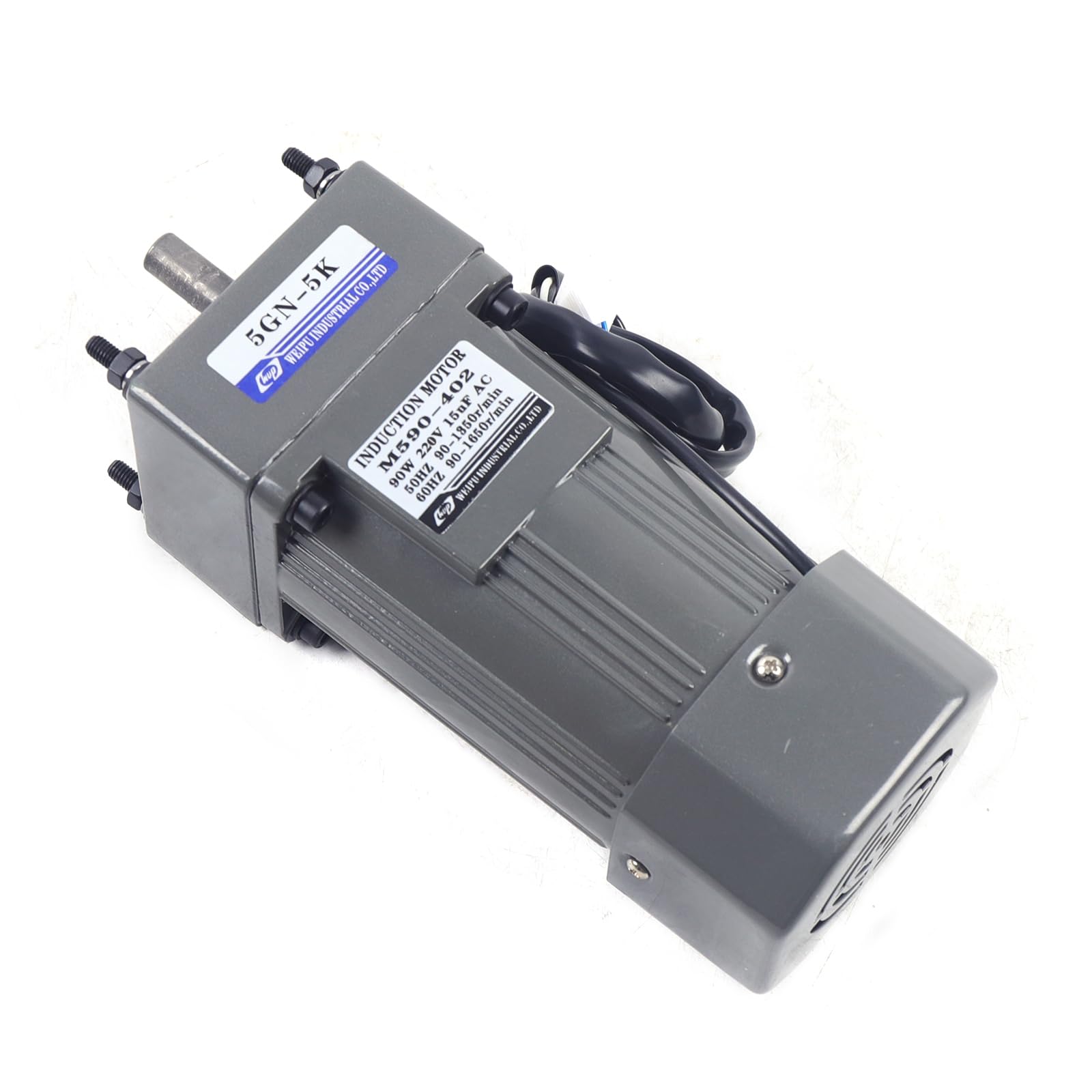 Konfiur Elektrischer Getriebemotor, AC 220V 120W Drehzahlregler Gear Motor 270rpm Einphasen-Asynchrongetriebemotor, Verzögerung Einstellbare Drehzahl(5k) von Konfiur