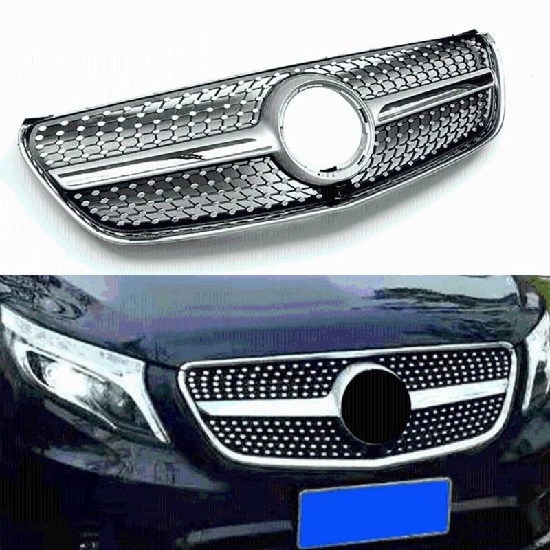 Konforhom Für V-Klasse W447 Diamantgrill für Mercedes Benz V260 V250 AMG Frontgrill 2015–2018 von Konforhom