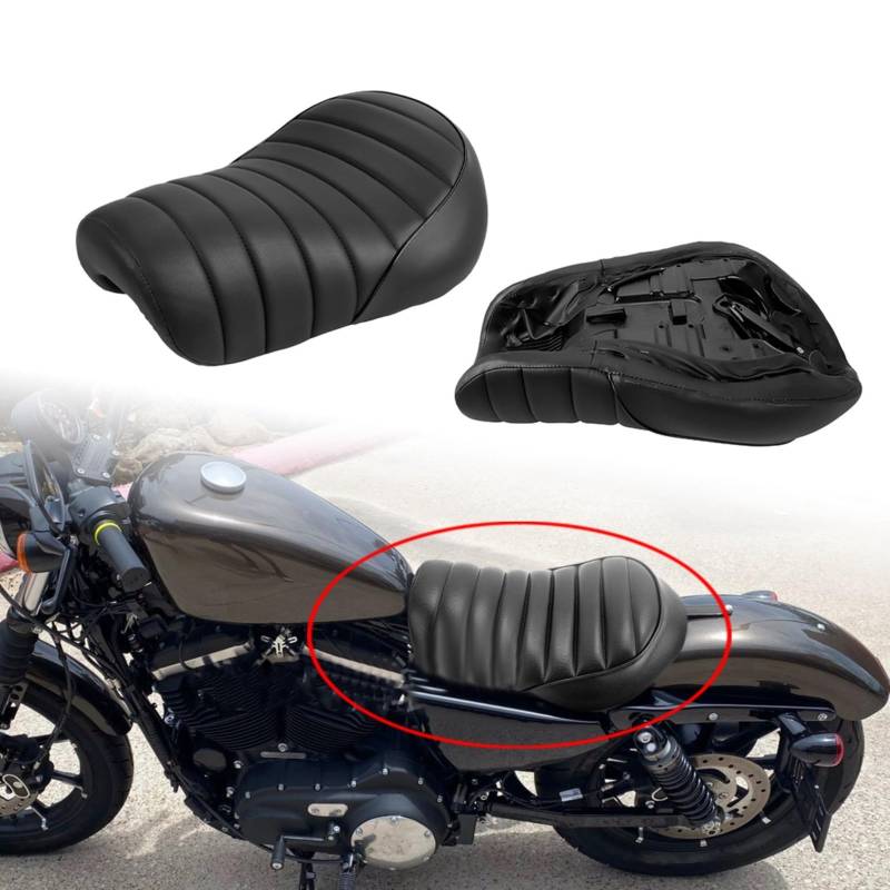 Konforhom Motorrad Fahrersitz vorne hinten Fahrersitz für Harley Sportster XL 1200 883 72 48 von Konforhom