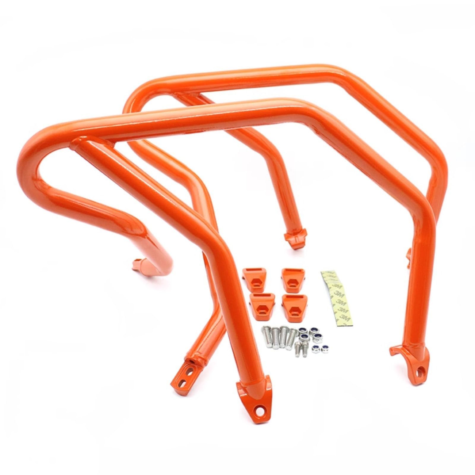 Konforhom Obere orangefarbene Sturzbügel für KTM 1290 Super Adventure S/R 2021–2023 Motorschutz, Orange von Konforhom