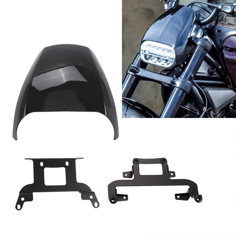 Konforhom Schwarze Scheinwerferverkleidung für Harley Sportster S 1250 RH1250 2021-2022 von Konforhom