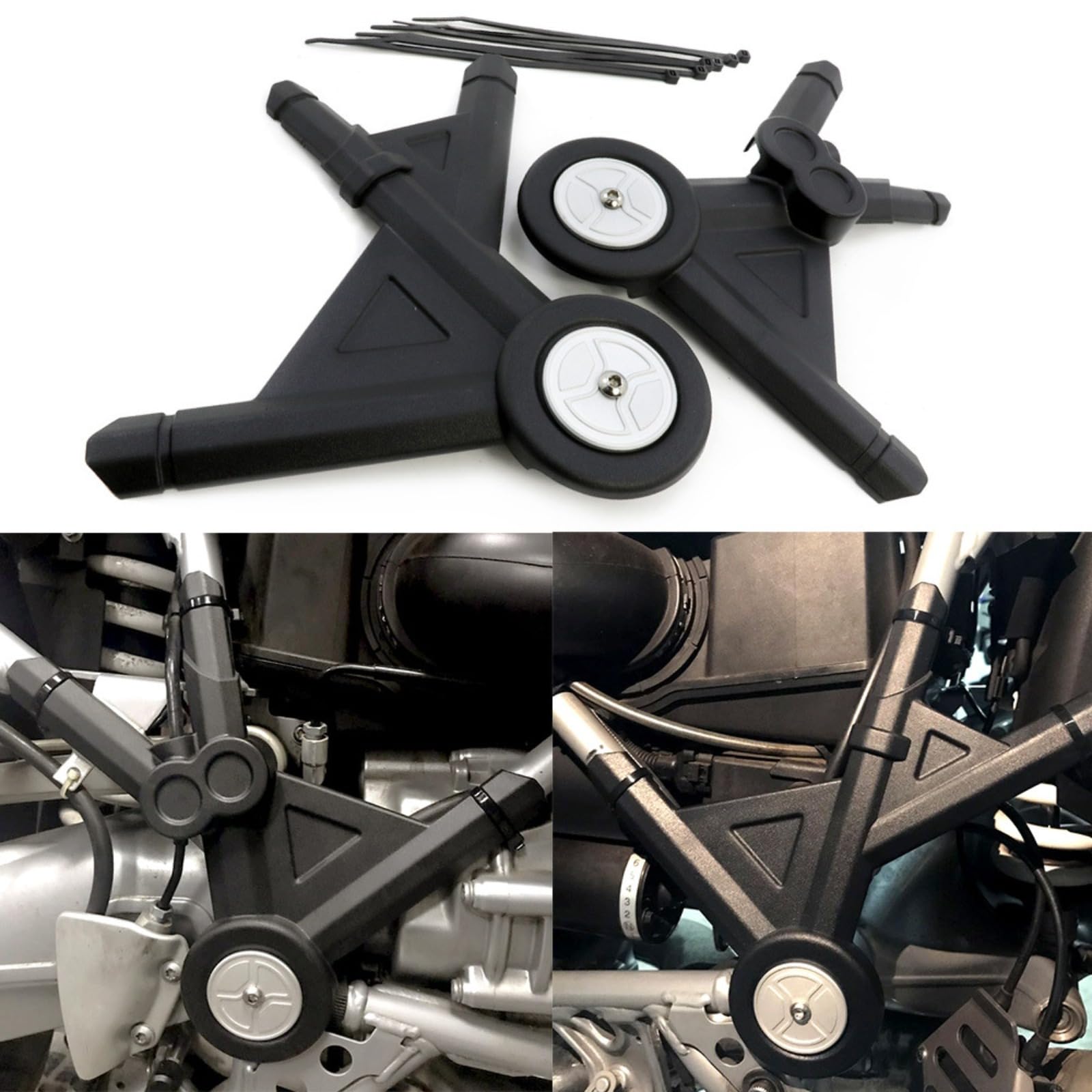 Konforhom Seitenrahmen-Schutzabdeckung für BMW R1200GS LC 2005–2012/ADV 2006–2013 von Konforhom