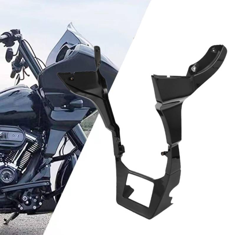 Konforhom Vivid Black Seitenverkleidung Kinnspoiler für Harley Touring Road Glide FLTR 2017-2023 von Konforhom