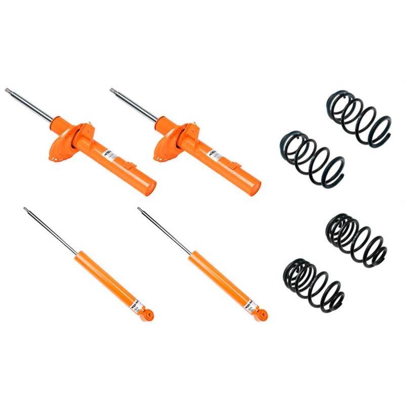 KONI Str.T kit kompatibel mit Seat Leon 5F & Golf VII - 50mm Federbein & Verbundlenker hinter/ Vorderachse-Last über 931 bis 1010kg (35mm) (1120-8433) von Koni