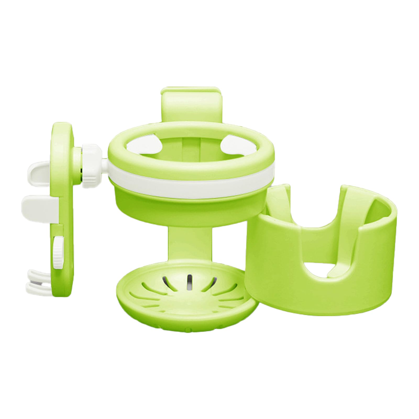 Liemuao Universal-Getränkehalter für Babys, Kinderwagen / Fahrrad, 3-in-1 Milchflaschenhalter mit Telefonhalterung – Zubehör für Kinderwagen (grün) von Koomuao