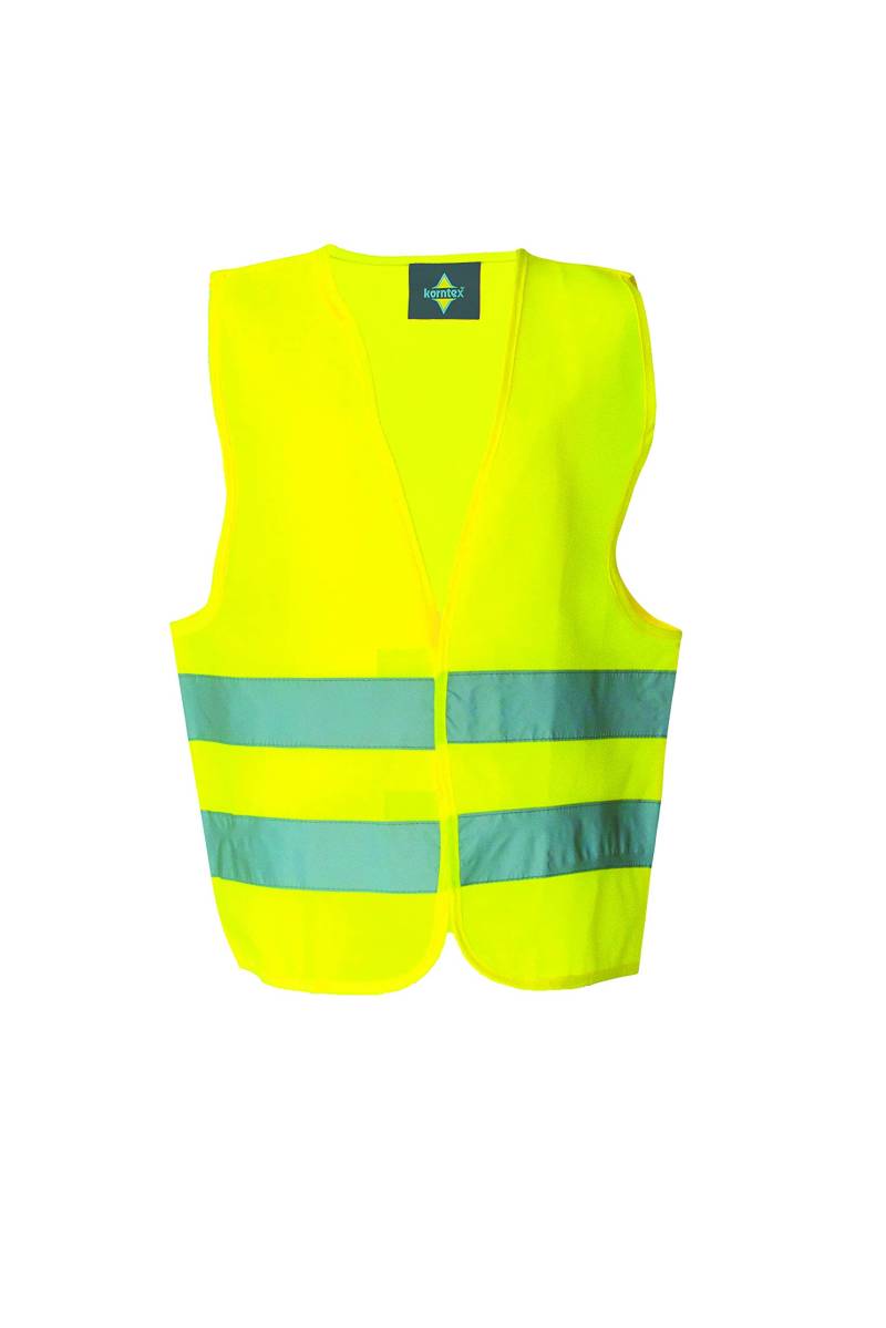 Korntex Safety Vest Standard - Children, Gelb von Korntex