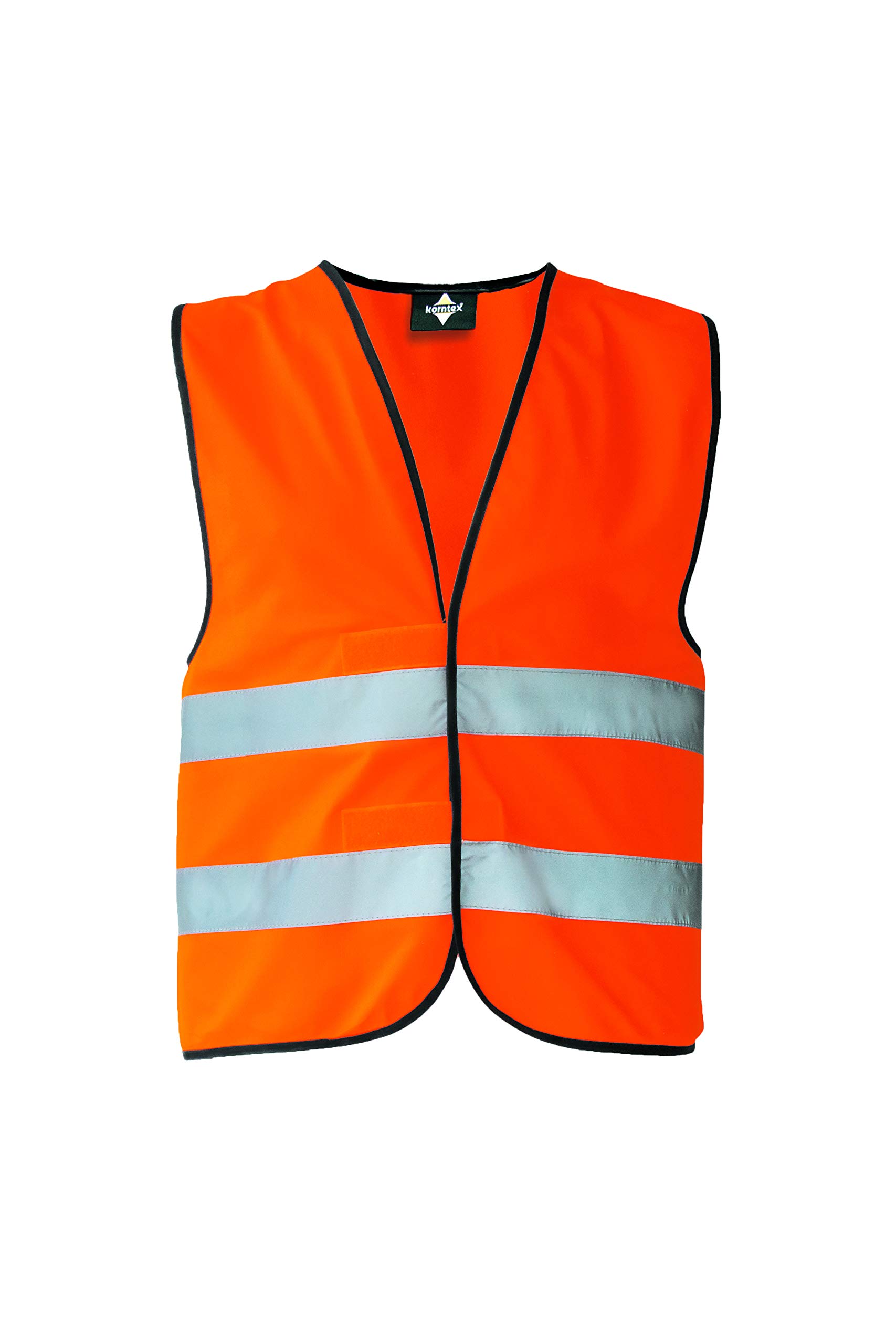 korntex Warnweste Standard - schwarzer Saum orange 6XL von korntex