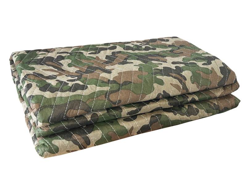 Kortpack - Gepolsterte Tarnumzugsdecke – 183cm x 203cm - ca 520g/m² - Camouflage - Möbeldecken -Transport Decken von Kortpack