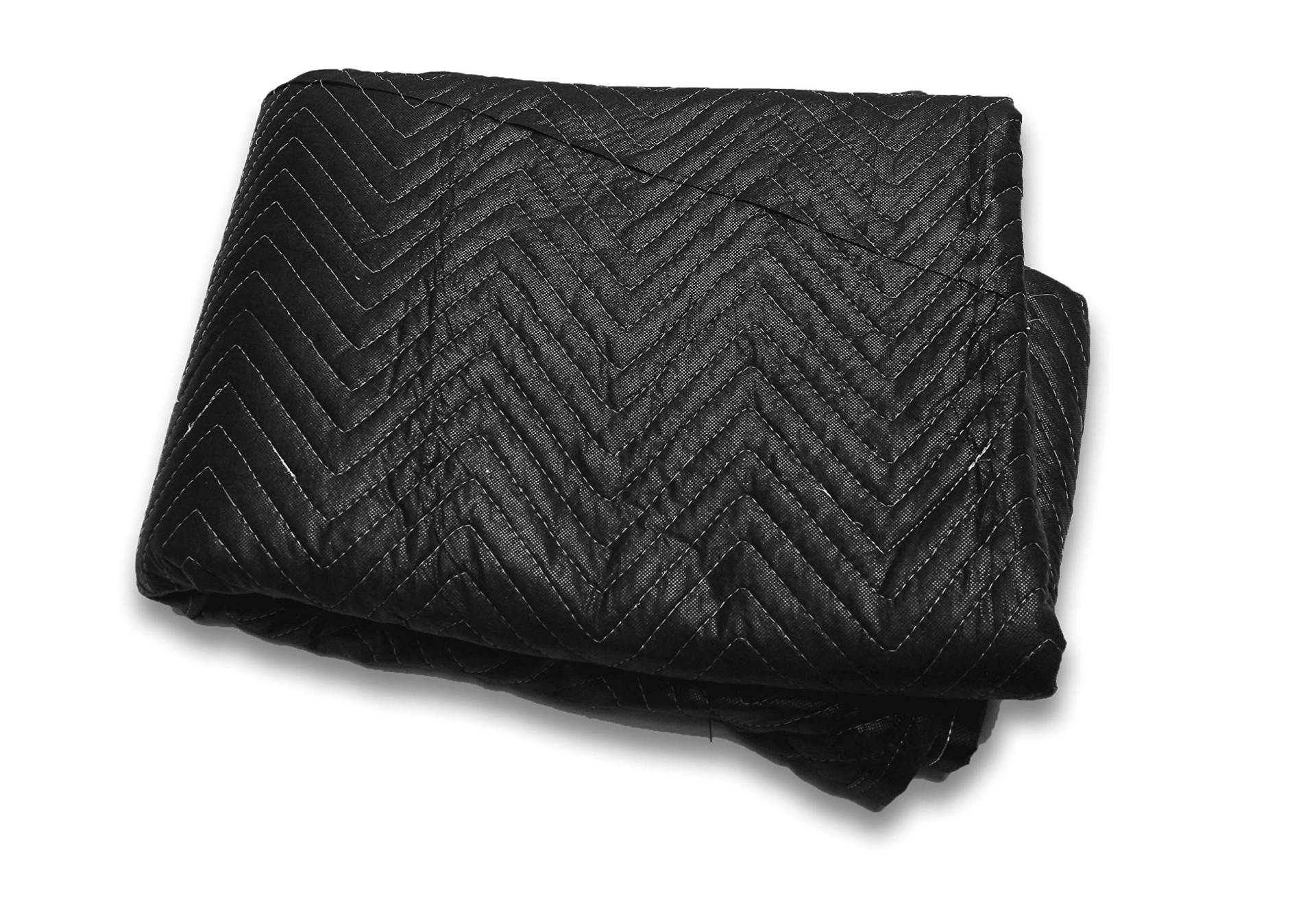 1 x Kortpacks Umzugsfirmenqualität Packdecken Möbelpackdecken ca 520g/m² - Schwarz, 183x203cm Umzugsdecken - Möbeldecken -Transport Decken von Kortpack