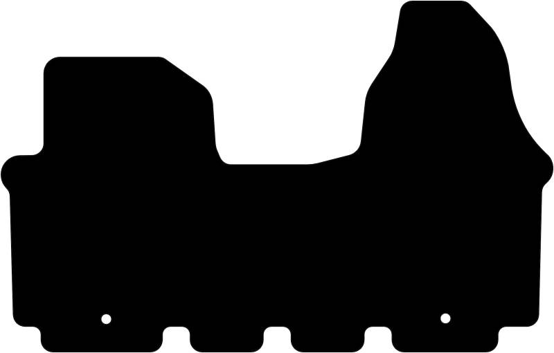 Kovvar Duogrip Gummimatten passend für Renault Trafic 2001-2014 Passend zur Ausführung: 2 | Vorne von Kovvar