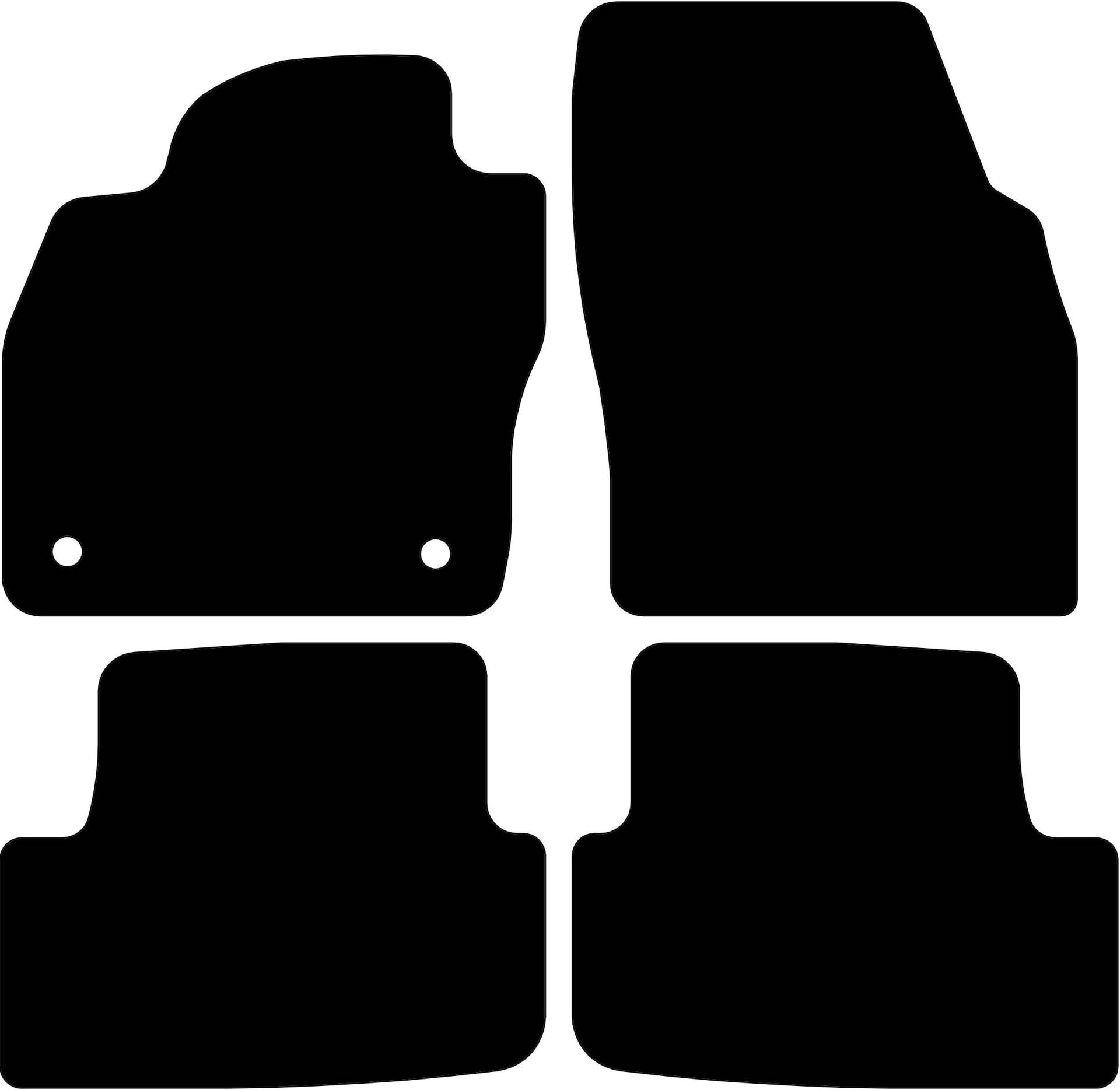 Kovvar Fußmatten passend für Seat Ibiza 2017-2024 | Qualität: Comfort von Kovvar