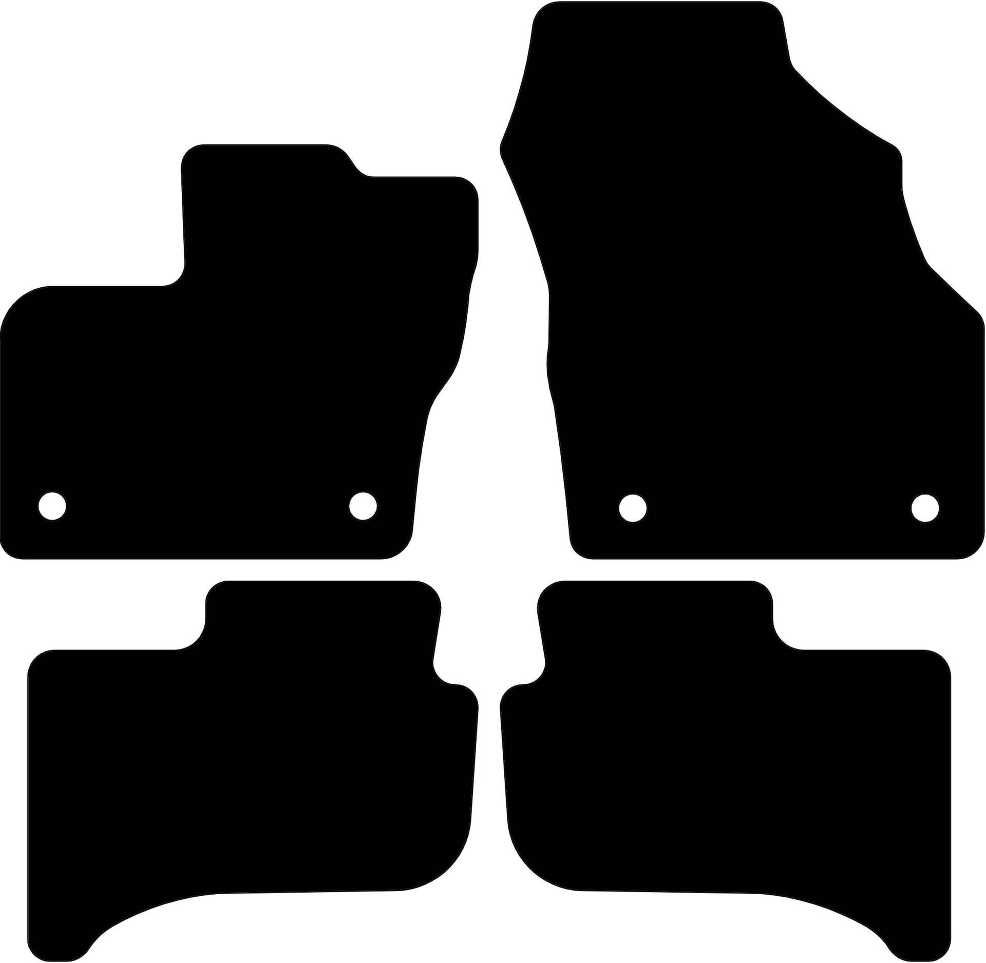 Kovvar Fußmatten passend für Toyota Mirai 2016-2021 | Qualität: Premium von Kovvar