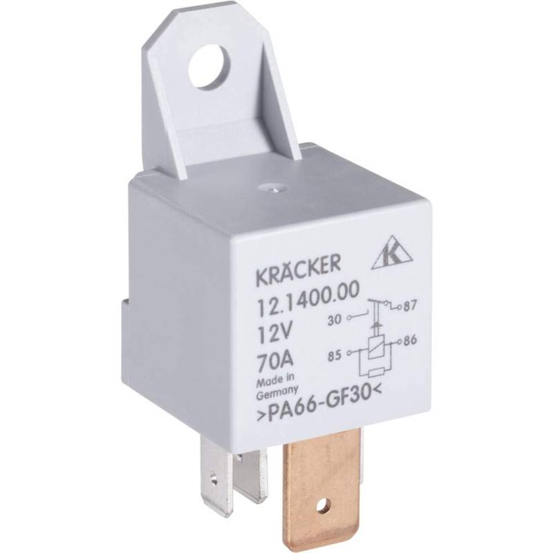 Kräcker 12.1400.00 Kfz-Relais 12 V/DC 70 A 1 Schließer von Kräcker