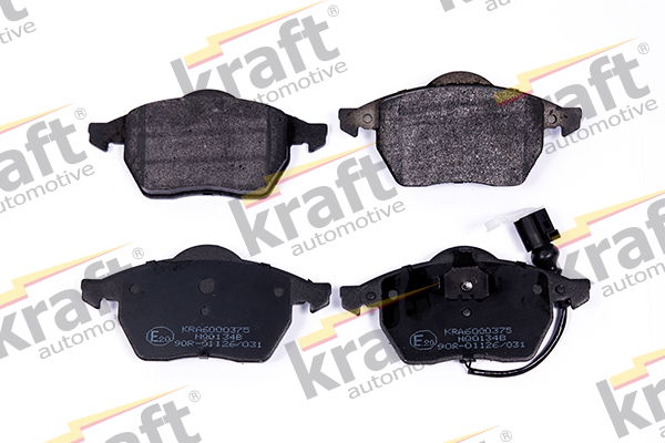 Bremsbelagsatz, Scheibenbremse Vorderachse Kraft Automotive 6000375 von Kraft Automotive