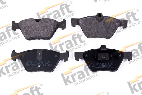 Bremsbelagsatz, Scheibenbremse Vorderachse Kraft Automotive 6001210 von Kraft Automotive