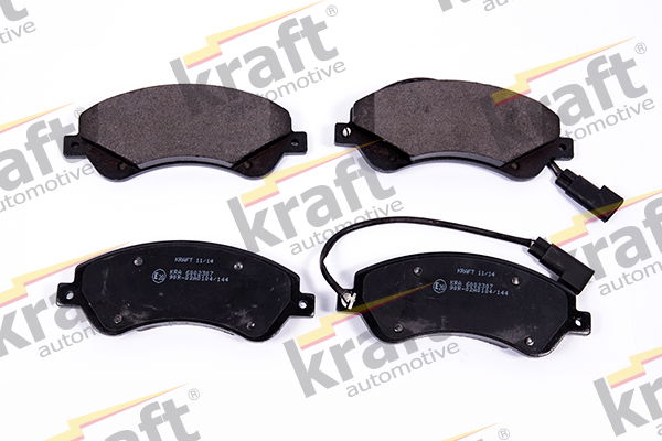 Bremsbelagsatz, Scheibenbremse Vorderachse Kraft Automotive 6002307 von Kraft Automotive