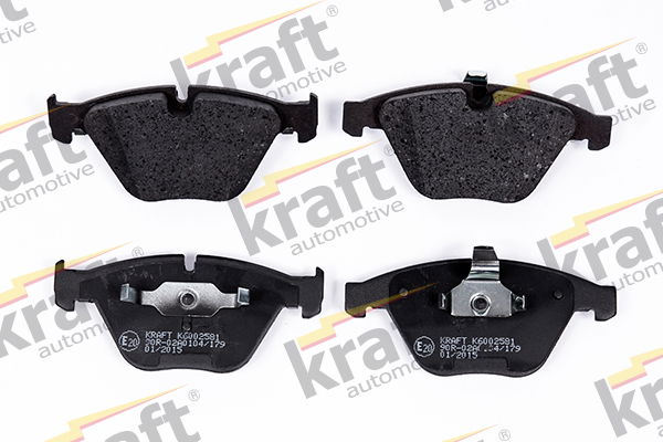 Bremsbelagsatz, Scheibenbremse Vorderachse Kraft Automotive 6002581 von Kraft Automotive