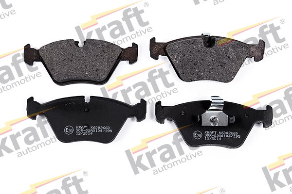 Bremsbelagsatz, Scheibenbremse Vorderachse Kraft Automotive 6002660 von Kraft Automotive