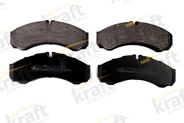 Bremsbelagsatz, Scheibenbremse Vorderachse Kraft Automotive 6003490 von Kraft Automotive