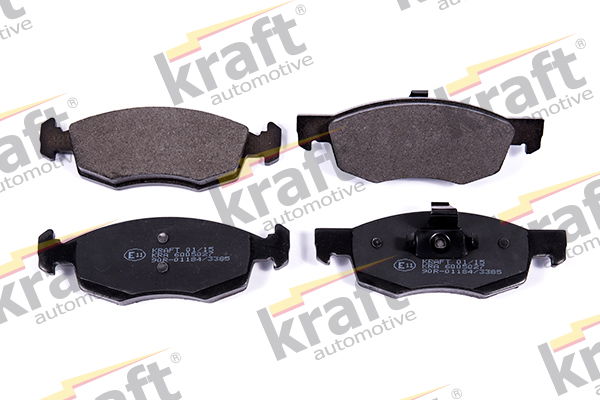 Bremsbelagsatz, Scheibenbremse Vorderachse Kraft Automotive 6005027 von Kraft Automotive