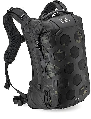 Kriega Trail 18 Multicam, Rucksack wasserdicht - Schwarz/Oliv/Dunkelgrau - 18 l von Kriega