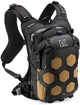 Kriega Trail 9, Rucksack wasserdicht - Schwarz/Braun - 9 l von Kriega