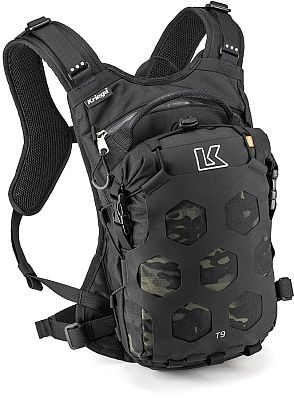 Kriega Trail 9 Multicam, Rucksack wasserdicht - Schwarz/Oliv/Dunkelgrau - 9 l von Kriega