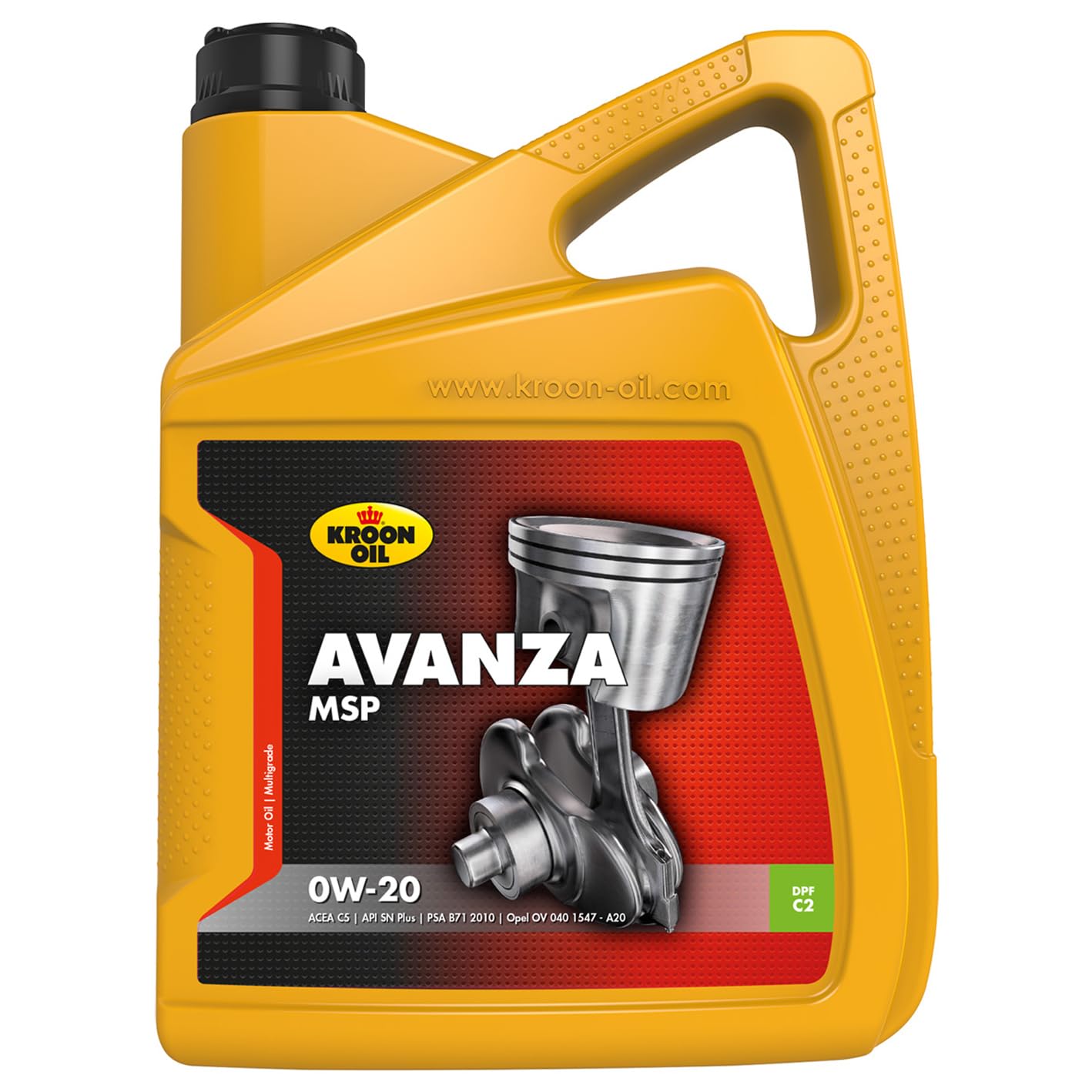 Kroon-Oil Motoröl Avanza MSP 0W-20 5 liter von Kroon-Oil