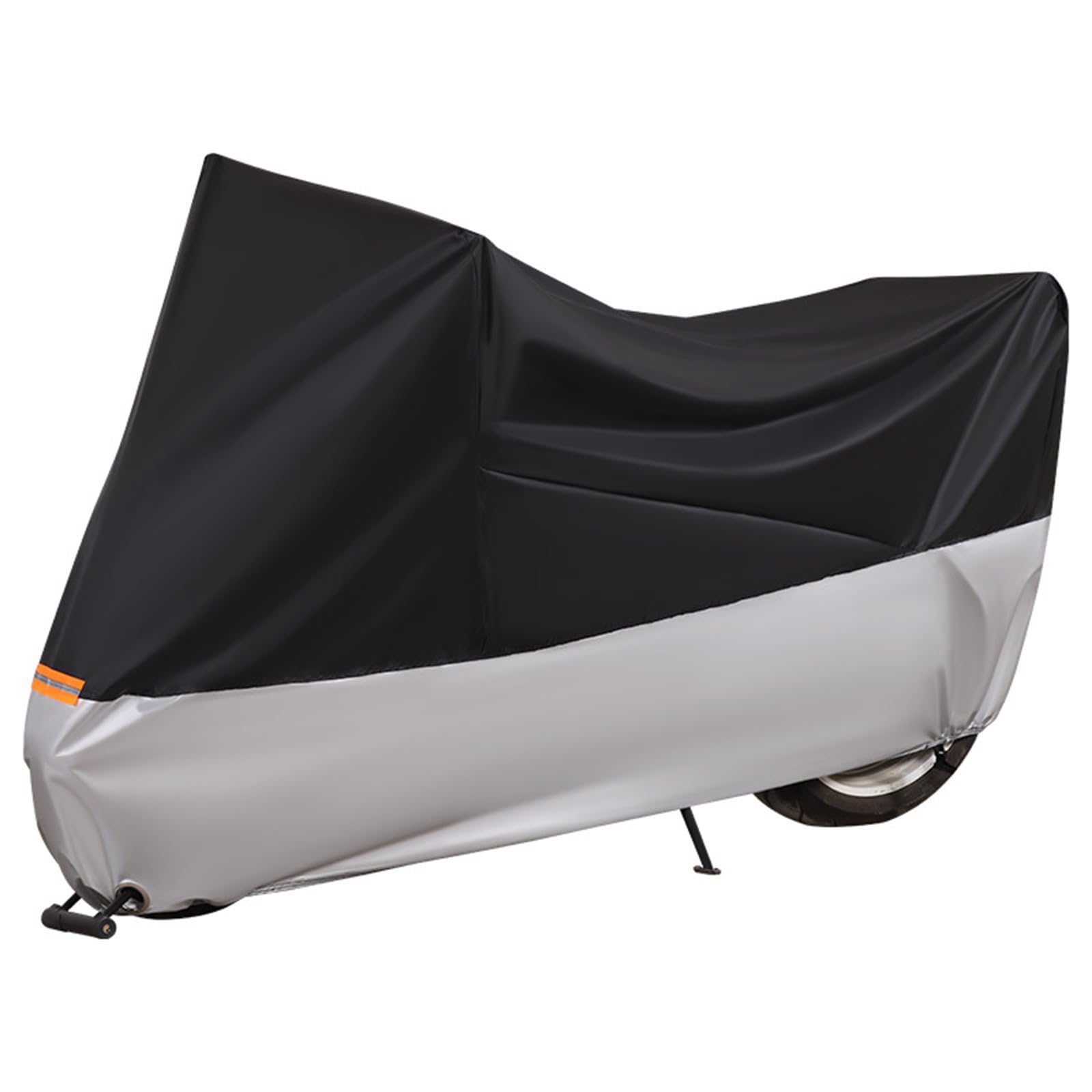 Motorrad-Abdeckung, wasserdicht, Oxford-Stoff, universeller Stil, XXL: 245 x 105 x 125 cm, Motorradabdeckung, sonnenfest, staubdicht, winddicht von Krtopo