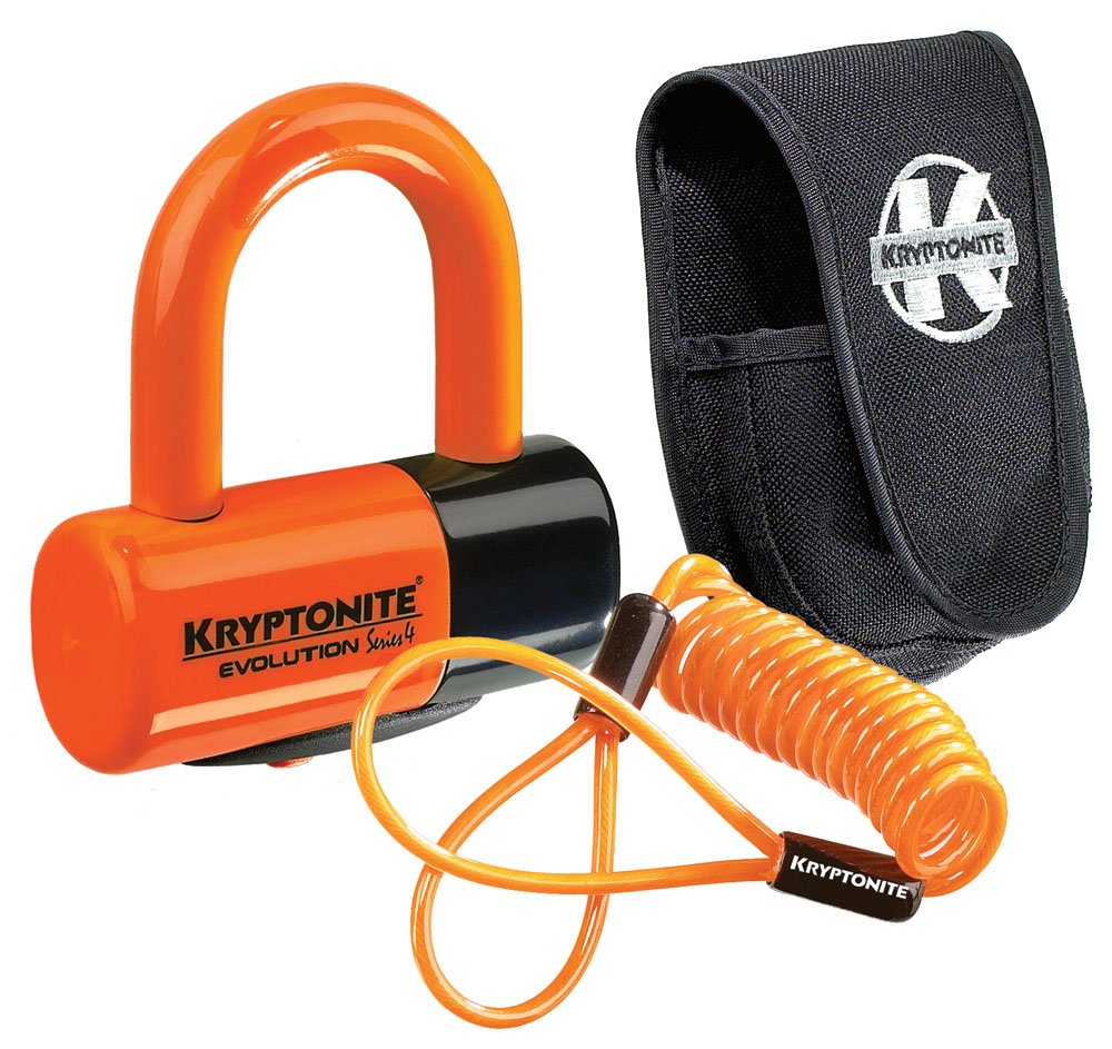 Kryptonite 3500363 Motorradschloss, Orange, 14 Millimeter von Kryptonite