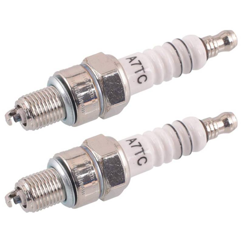 Ksikdeg Scooter-Elektrode A7TC passend für 125cc 150cc 200cc 250cc CG125 150 D8TC Motorradstecker ATV Dirt Bikes Roller von Ksikdeg