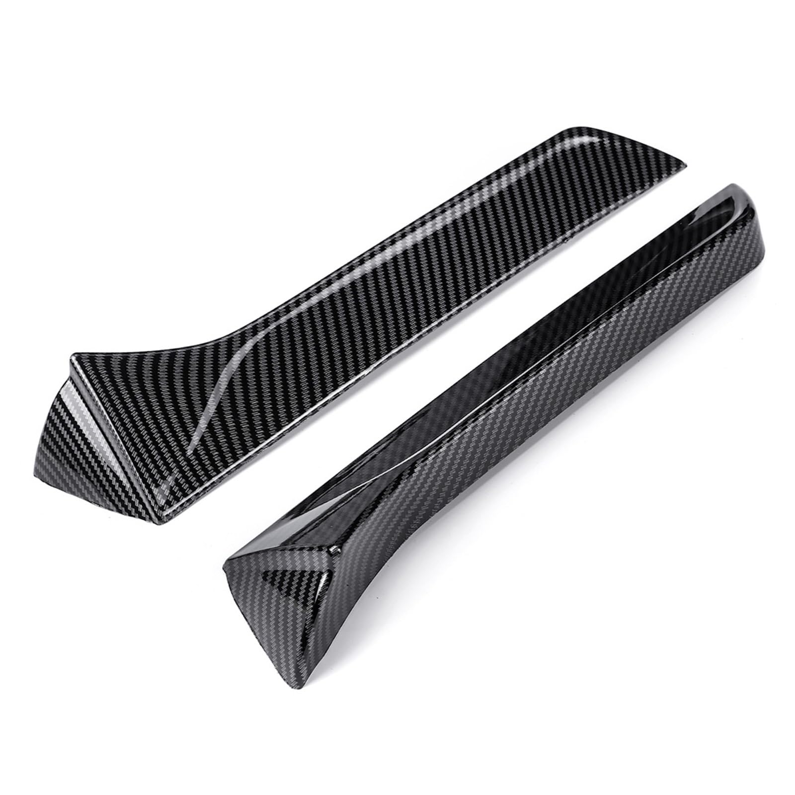 Heckscheiben Spoiler Für Seat Für Leon Für 5F Für FR Für Mk3 Für MK3.5 Autofensterverkleidung Lippenspoiler 5-Türer Heckdachflügel Seitenkante Heckklappe Auto Spoiler(Carbon Fiber Look) von Kucihum