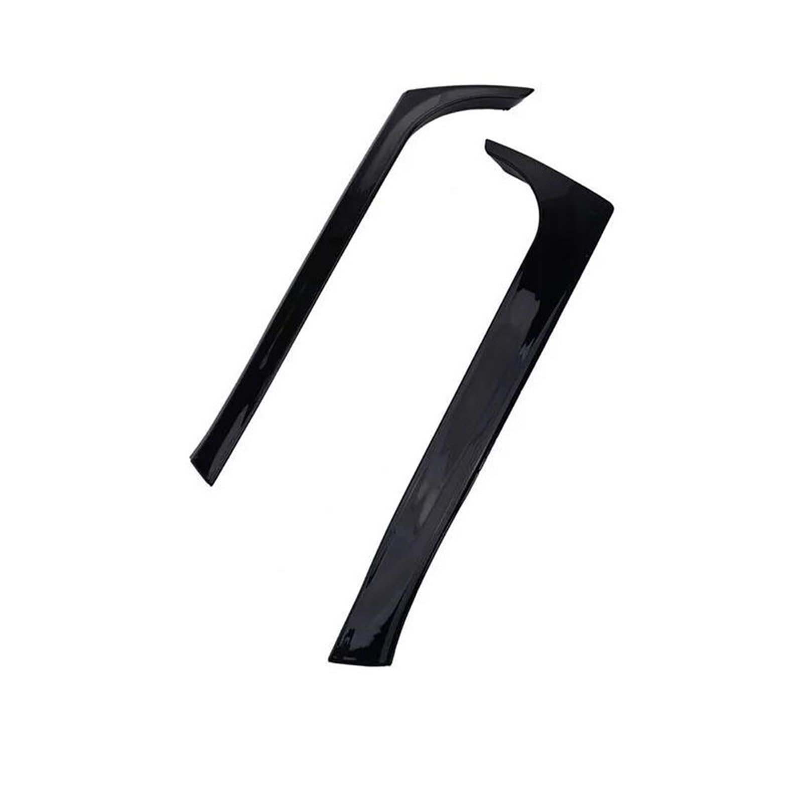 Heckscheiben Spoiler Für VW Für Golf 6 Für MK6 Für GTI Für GTR Für GTD 2008-2012 Heckscheibe Seitenspoiler Canard Canards Splitter Auto Spoiler(Glossy Black) von Kucihum