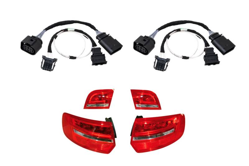 Adapter Facelift Heckleuchten LED für Audi A3 8PA Sportback von KUFATEC GmbH & Co. KG