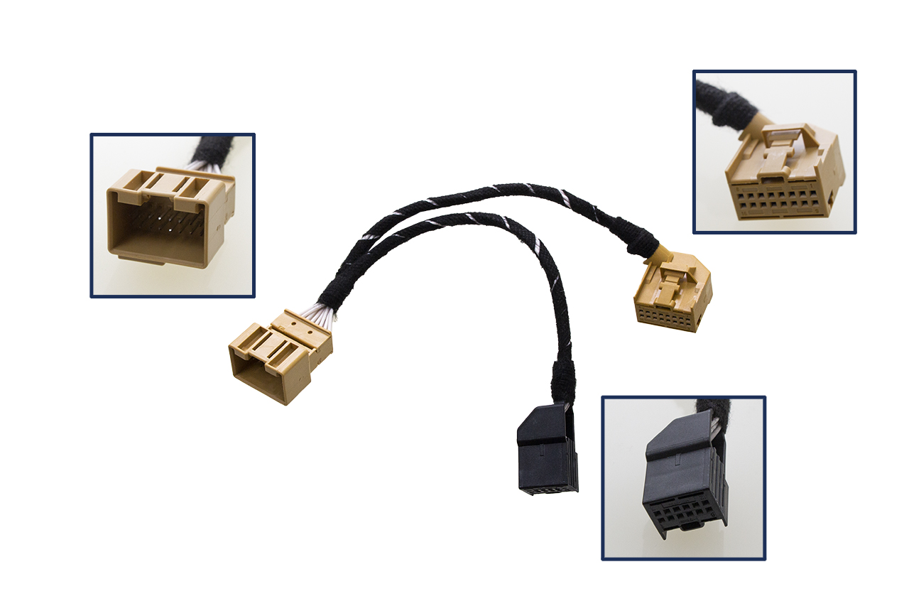 Adapterkabelsatz Sensoren hinten für Audi A6 4G, A7 4G von KUFATEC GmbH & Co. KG