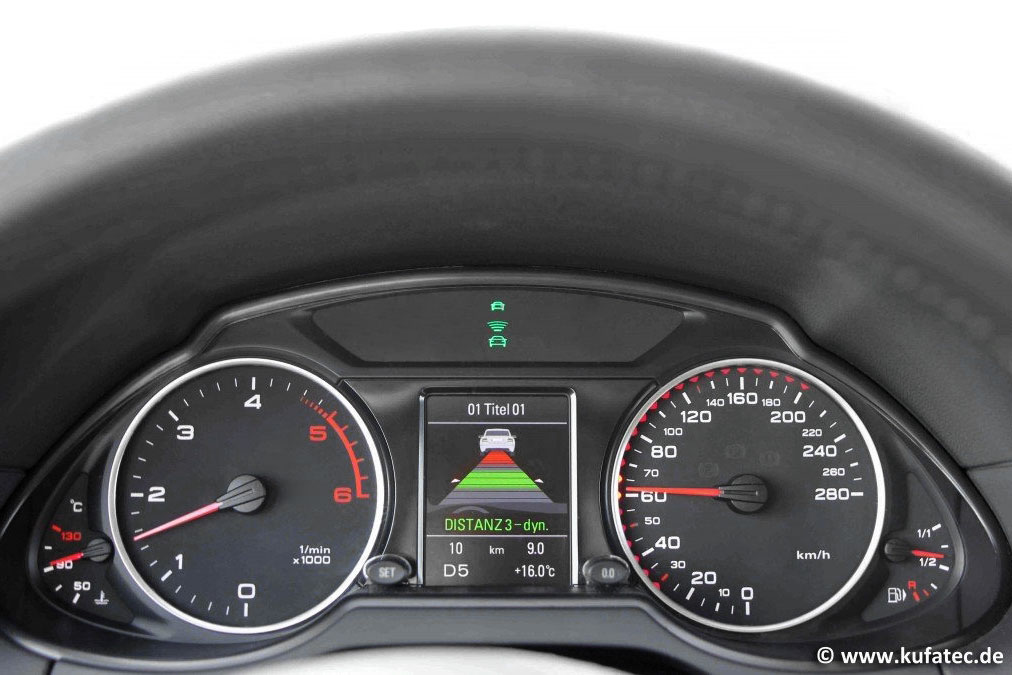 Adaptive Cruise Control (ACC) für Audi A4 8K von KUFATEC GmbH & Co. KG