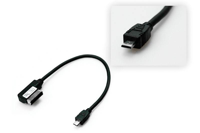 Anschlusskabel micro USB für Audi AMI, VW MEDIA IN von KUFATEC GmbH & Co. KG