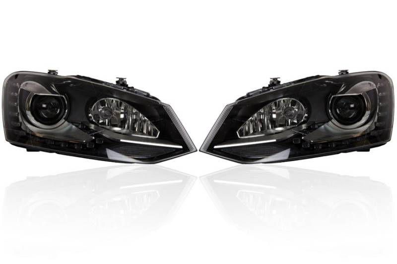 Bi-Xenon-Scheinwerfer-Set LED TFL für VW Polo 6R von KUFATEC GmbH & Co. KG